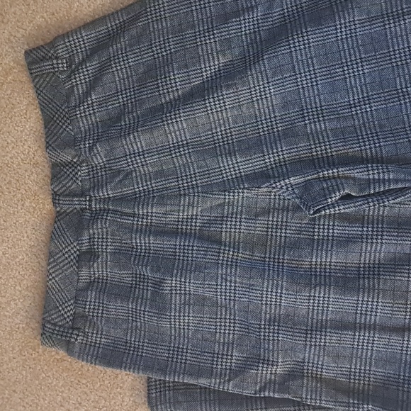 XLARGE HALARA HIGH WAISTED HOUNDSTOOTH FLEECE LINED PLAID WORK PANTS - Picture 8 of 11